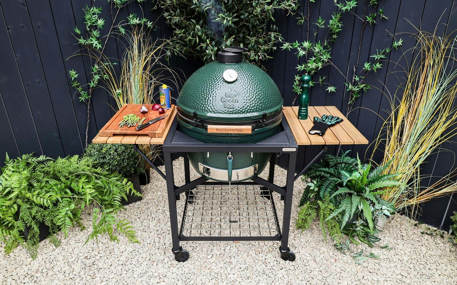Acacia Foldable Shelf for Big Green Egg Modular Nest System - Image 4